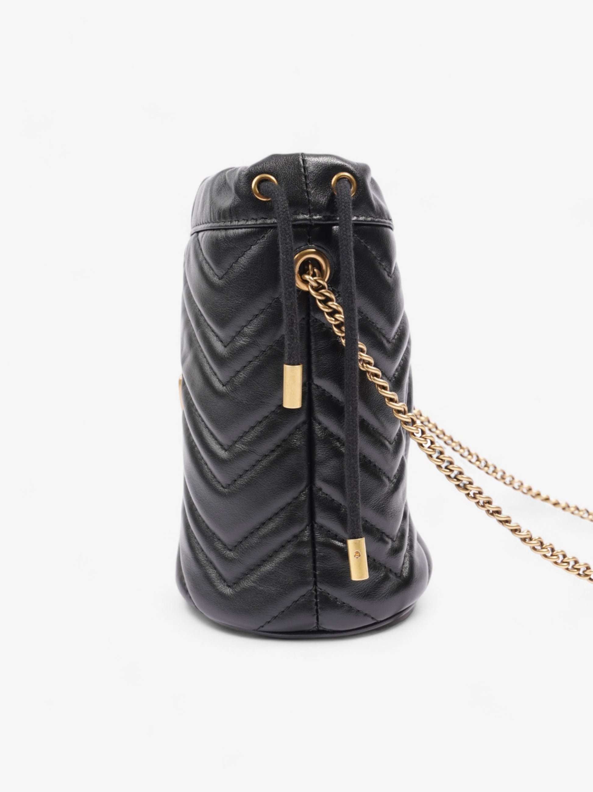Gucci Marmont Bucket Bag Leather Matelasse