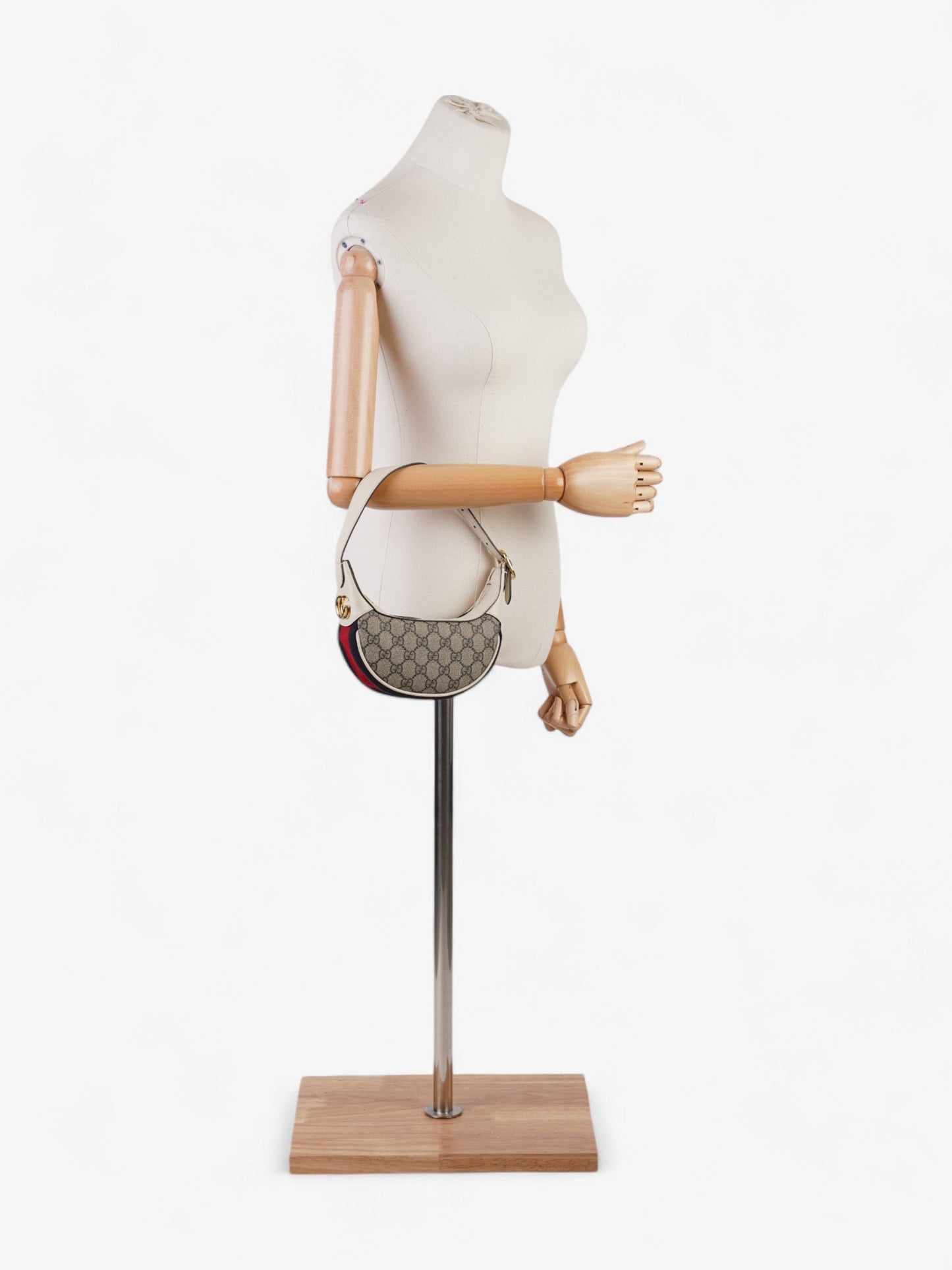 Gucci Ophidia Bag Supreme Coated Canvas White Shoulder Bag