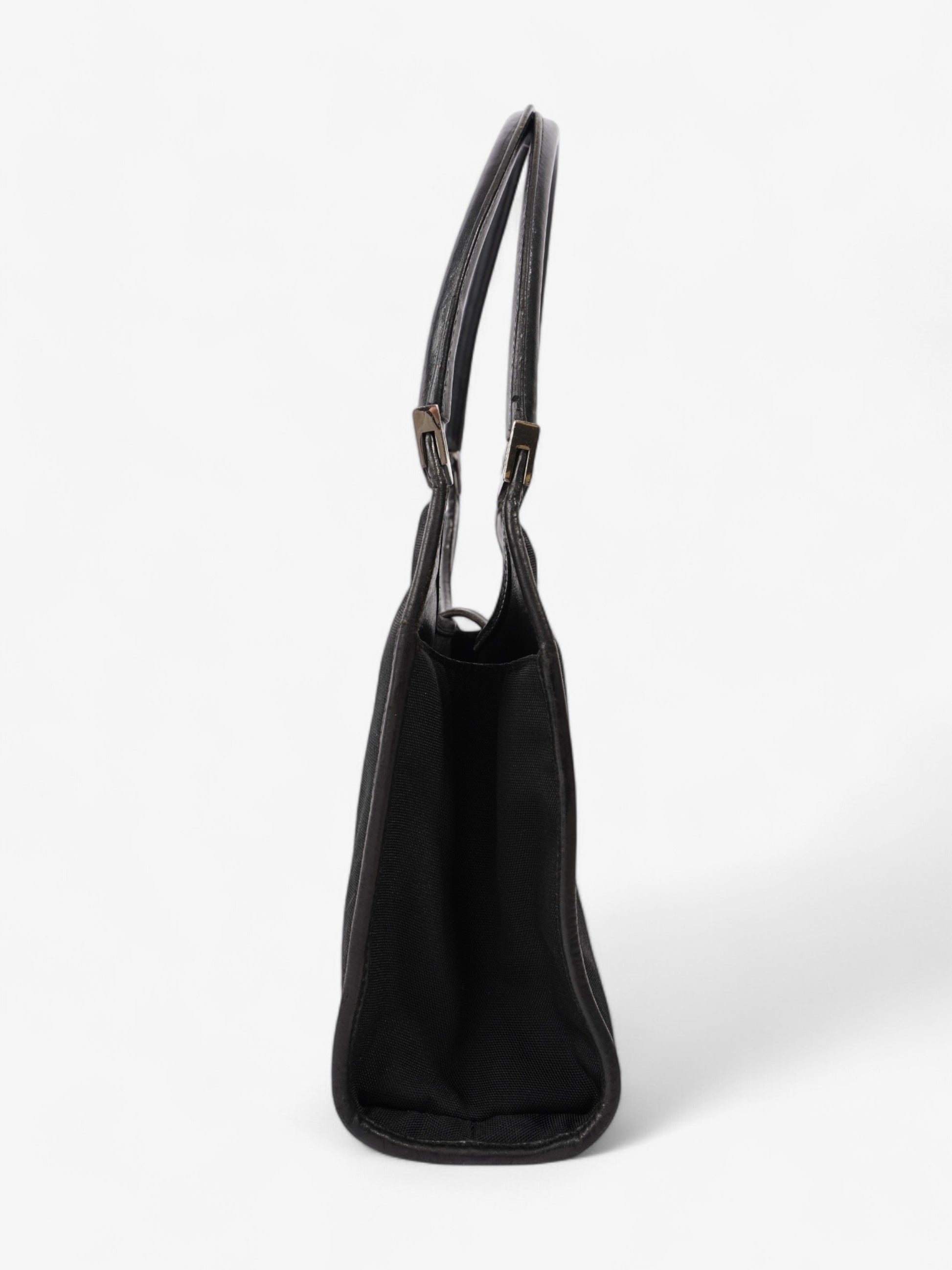 Gucci Jackie Shoulder Bag Canvas Black Canvas 2