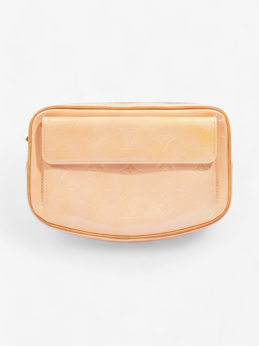 Louis Vuitton Fulton Peach Patent Leather Vernis Handbag