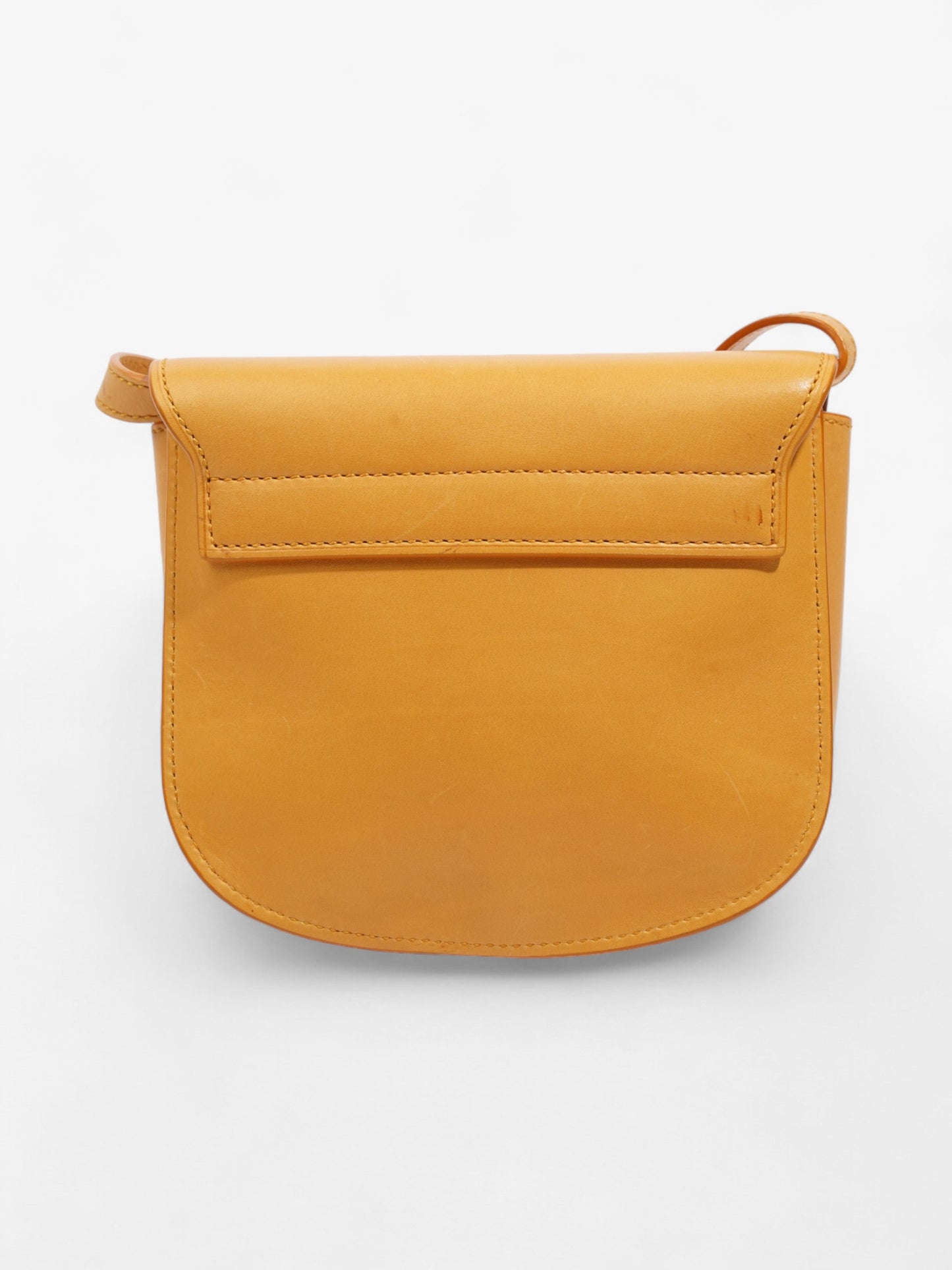YSL Saint Laurent Kaia Satchel Mustard Leather Yellow Small Satchel Bag