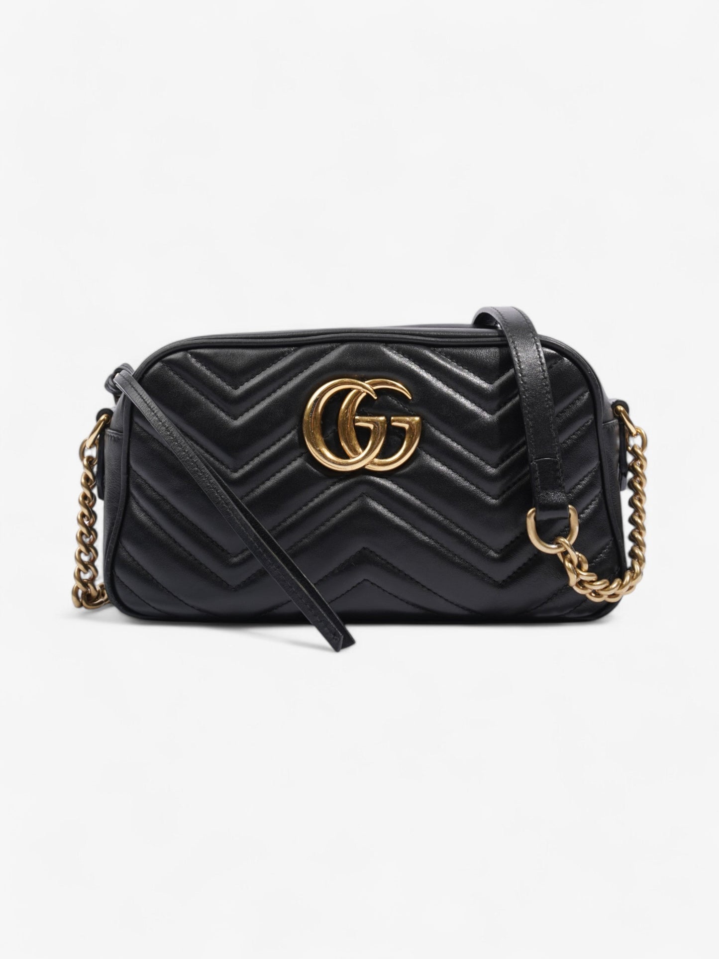 Gucci Marmont Small Crossbody Bag Leather Matelasse 14