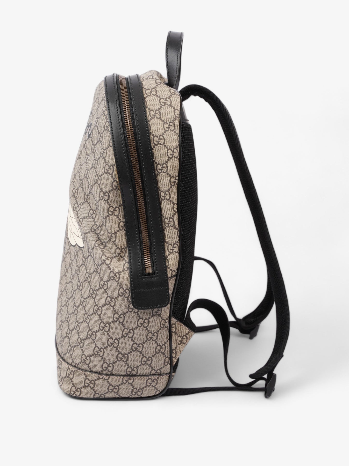 Gucci Blind For Love And Ebony Supreme Coated Canvas Black Backpack