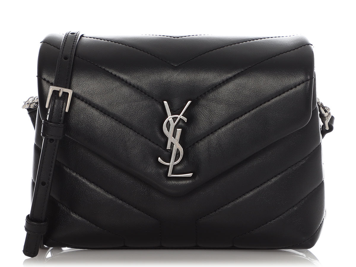 YSL Saint Laurent Matelass Loulou Bag Black Toy Crossbody Bag Loulou Toy Bag