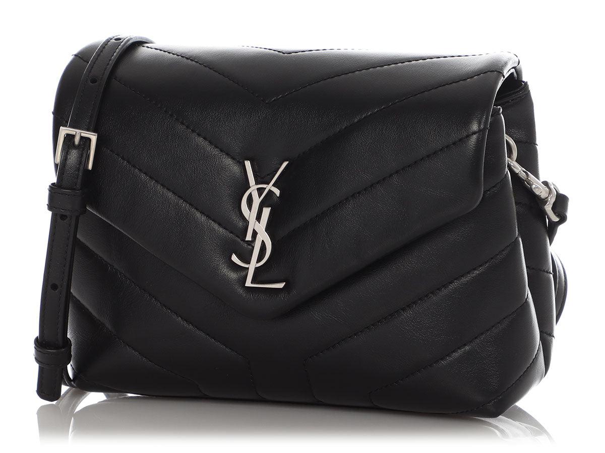 YSL Saint Laurent Matelass Loulou Bag Black Toy Crossbody Bag Loulou Toy Bag