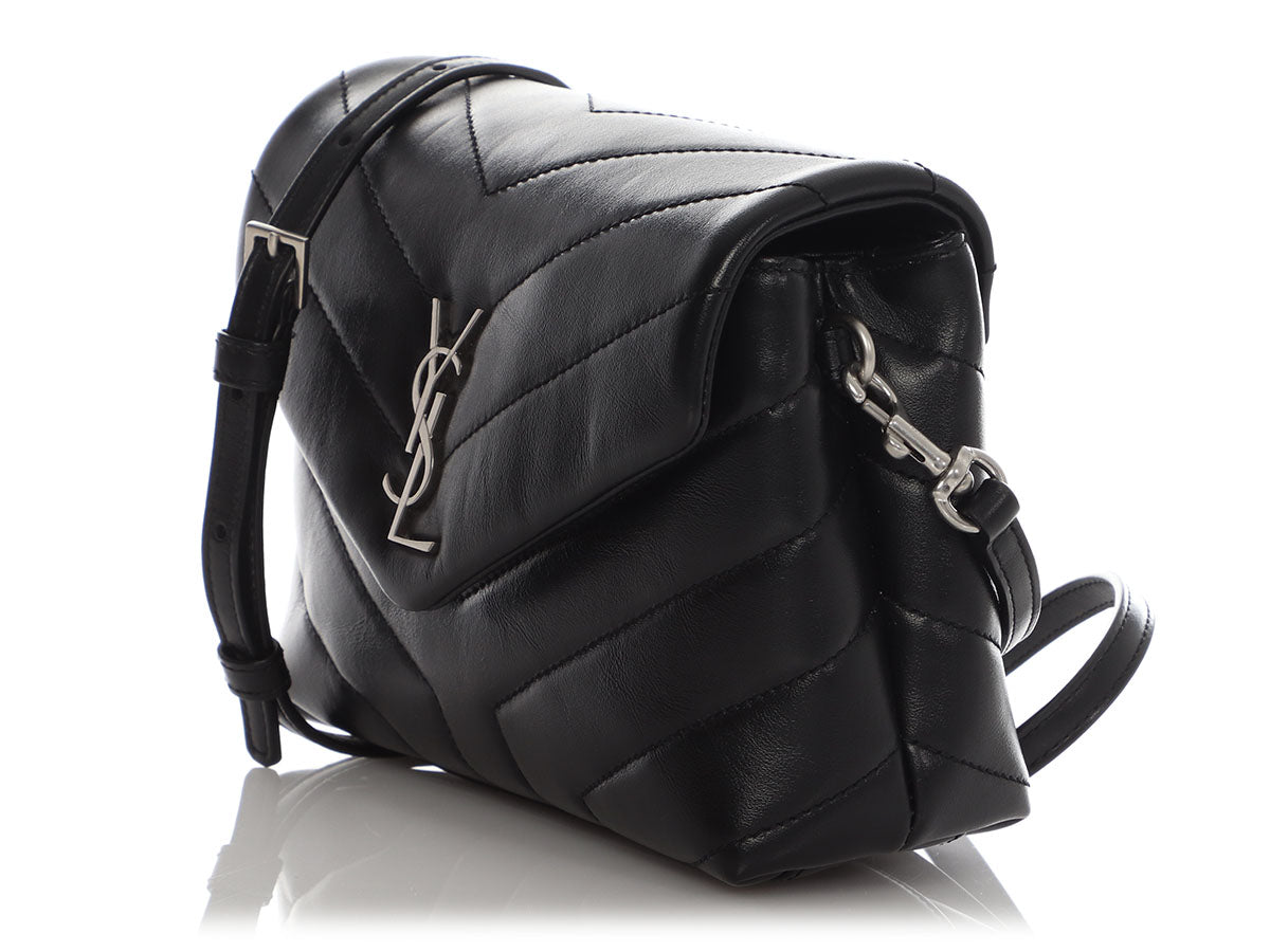 YSL Saint Laurent Matelass Loulou Bag Black Toy Crossbody Bag Loulou Toy Bag