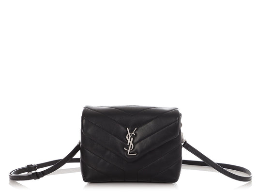 YSL Saint Laurent Loulou Shoulder Bag Black Toy