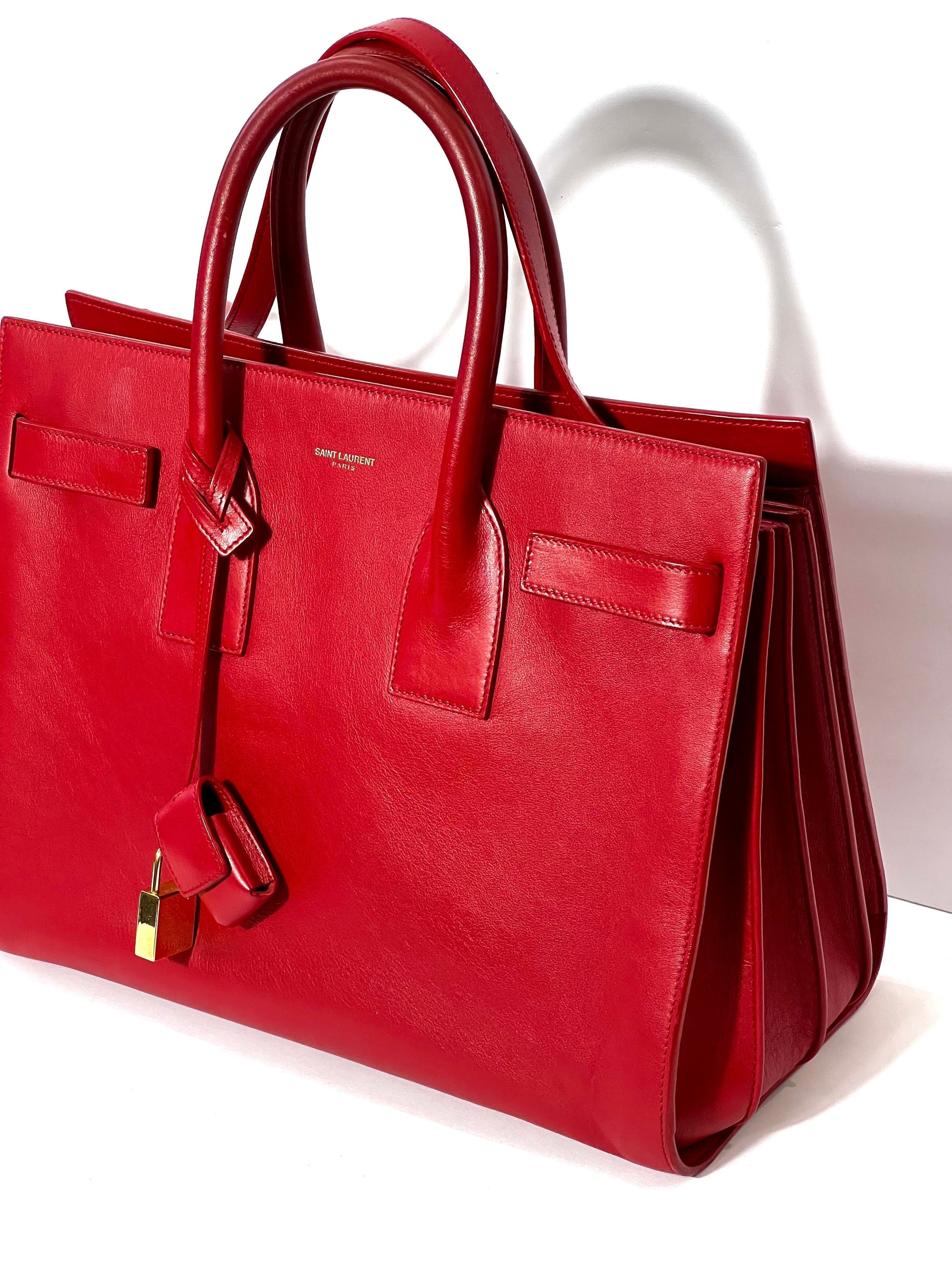 YSL Saint Laurent Yves Sac De Jour Bag Small Travel Bag