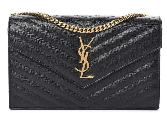 YSL Saint Laurent Envelope Crossbody Monogram Crossbody Bag