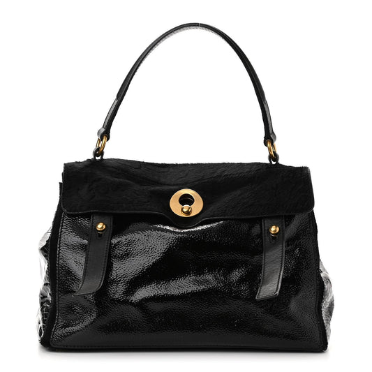 YSL Saint Laurent YSL Saint Pony Hair Two Bag Travel Bag