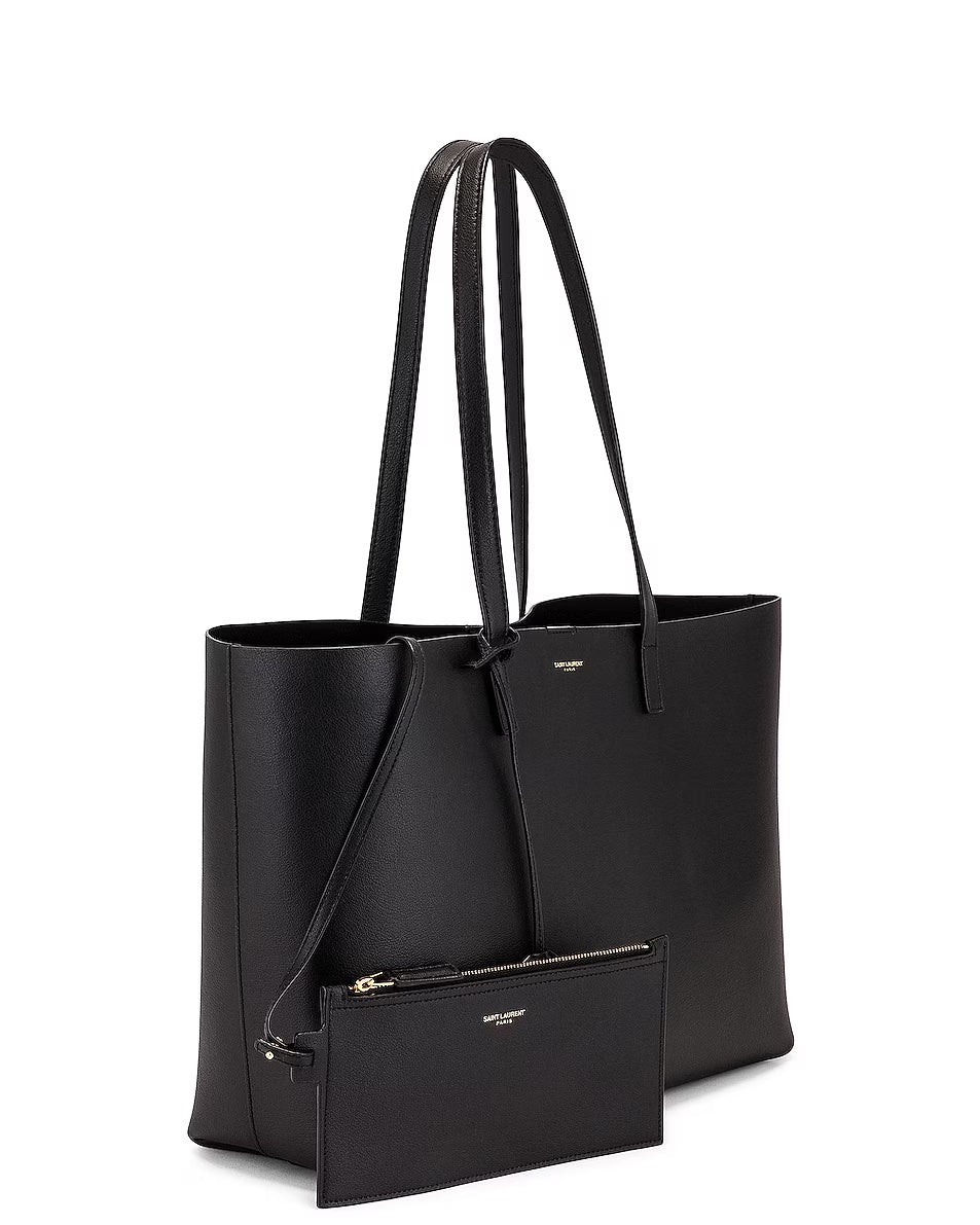 YSL Saint Laurent Yves East West Tote Bag Leather
