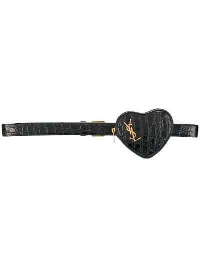 YSL Saint Laurent Heart Shaped Belt Bag