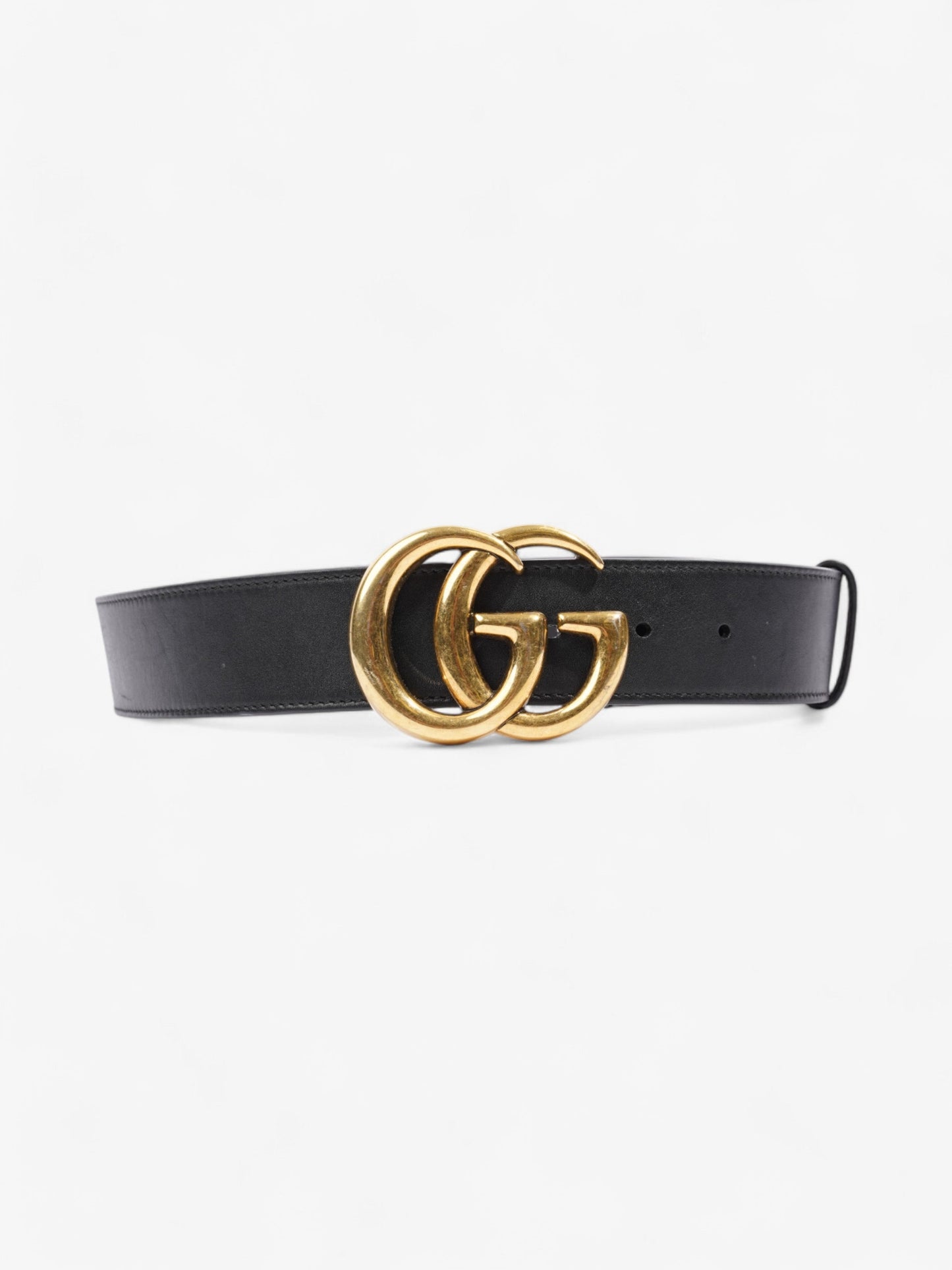 Gucci Marmont Re Edition Wide Belt Handbag Leather Black Accessory 15