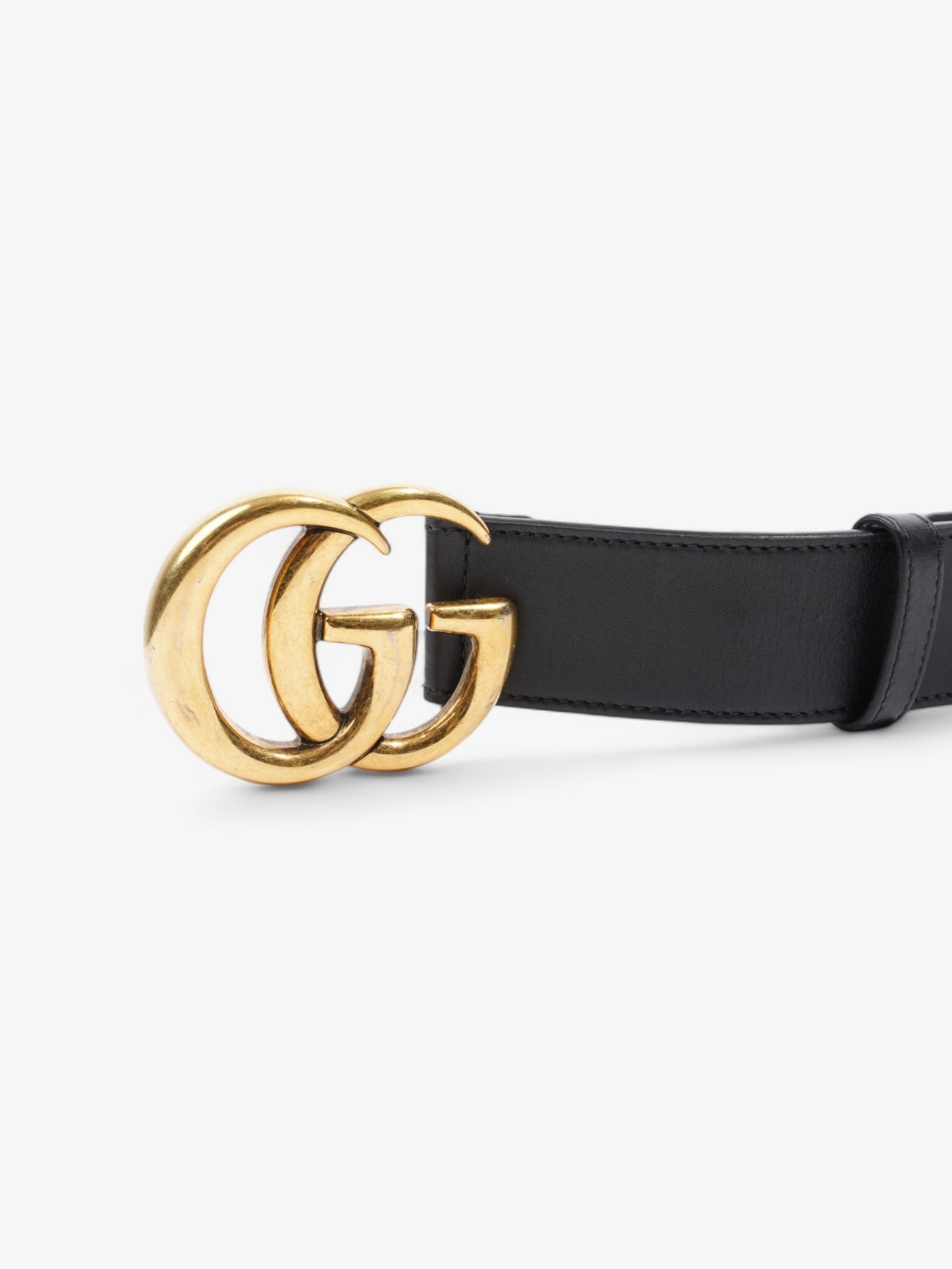 Gucci Marmont Re Edition Wide Belt Handbag Leather Black Accessory 15