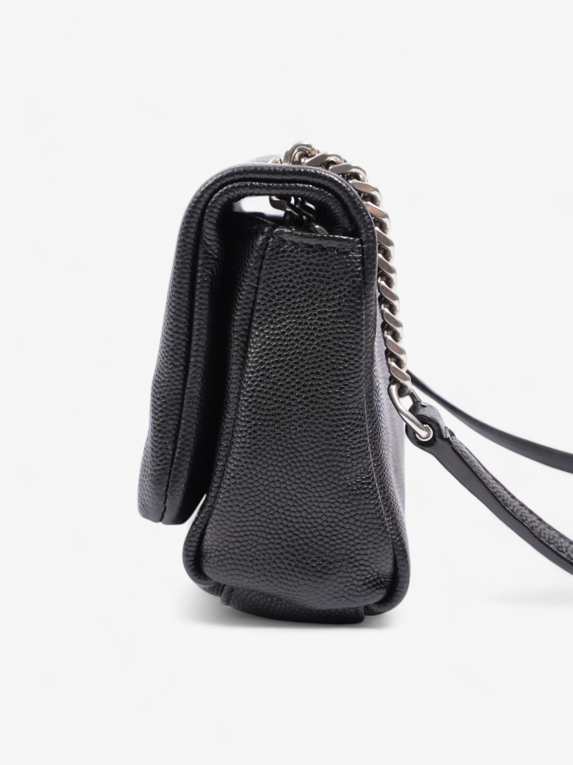 YSL Saint Laurent West Hollywood Calfskin Crossbody Bag Leather Black Toy