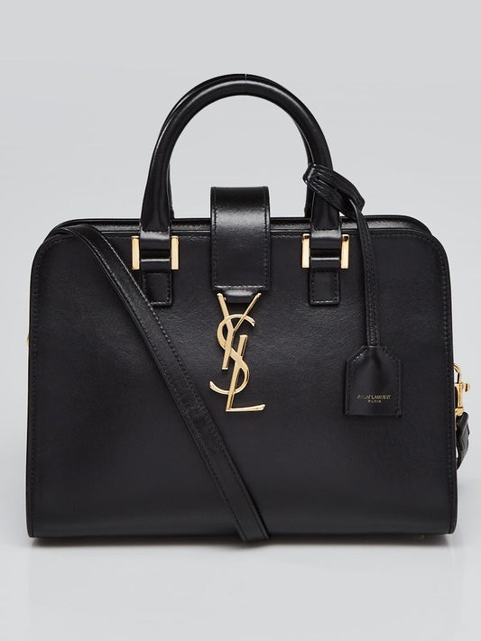 YSL Saint Laurent Yves Cabas Bag Leather Monogram Baby Travel Bag