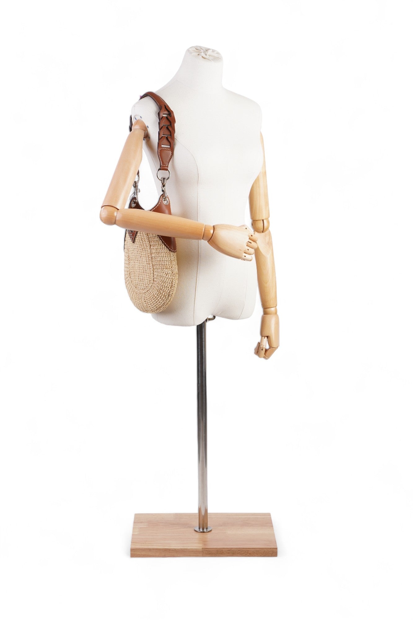 Prada Open Hobo Raffia Brown Neutral Shoulder Bag