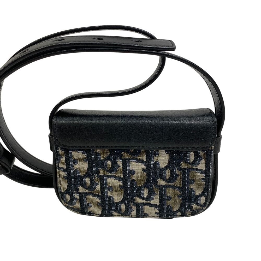 Dior Shoulder Bag , Lock Oblique Women Leather Canvas