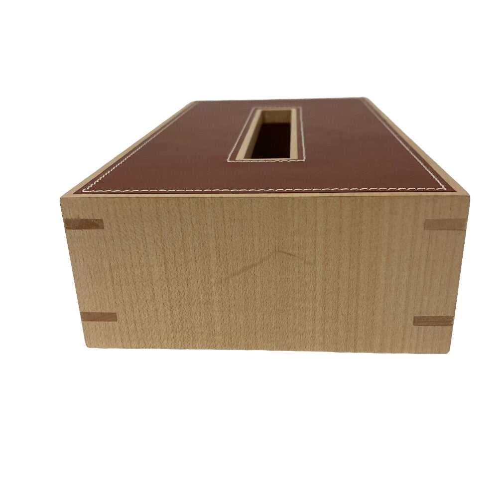 Interior Other Wood Tissue Box Playard Pm Brown Travel Bag