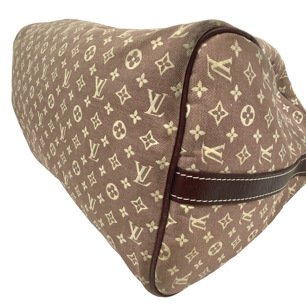 Louis Vuitton M56704 sepia Leather Canvas Handbag