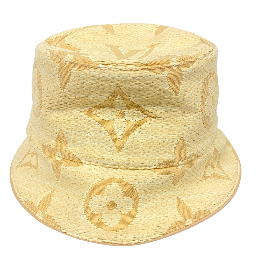 Louis Vuitton Rayon Cotton Beige Bucket Hat