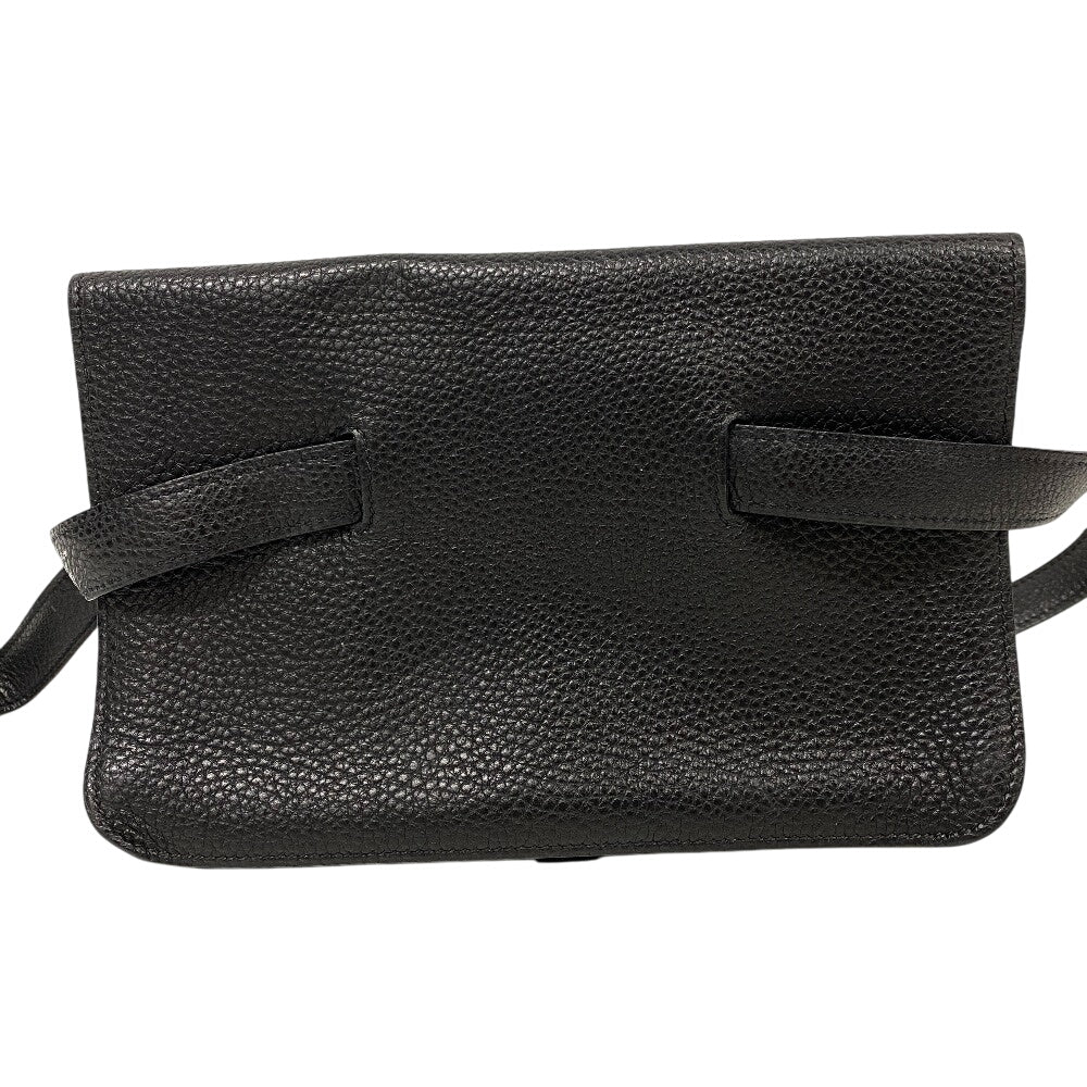 Hermes Waist Bag Togo Sling Bag Crossbody Dogon Silvermetal Black Crossbody Bag