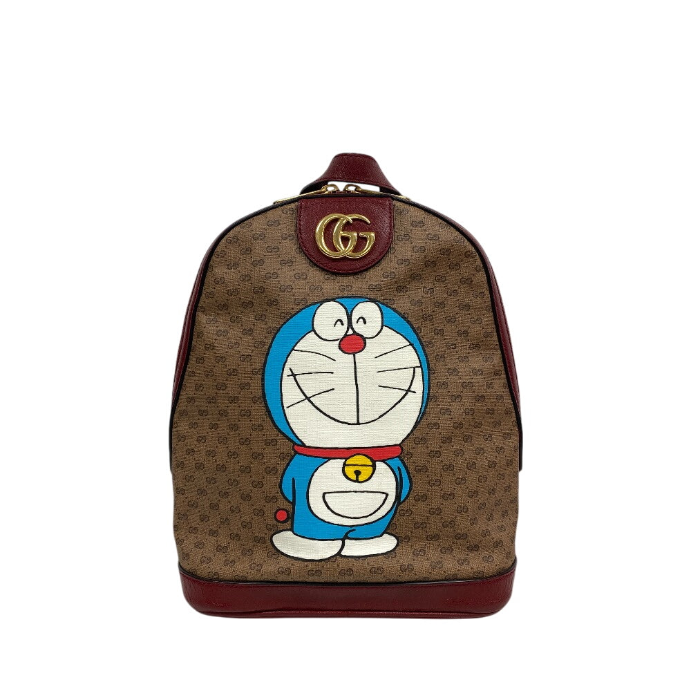 Gucci Backpack PVC GG Supreme Leather Beige Mini