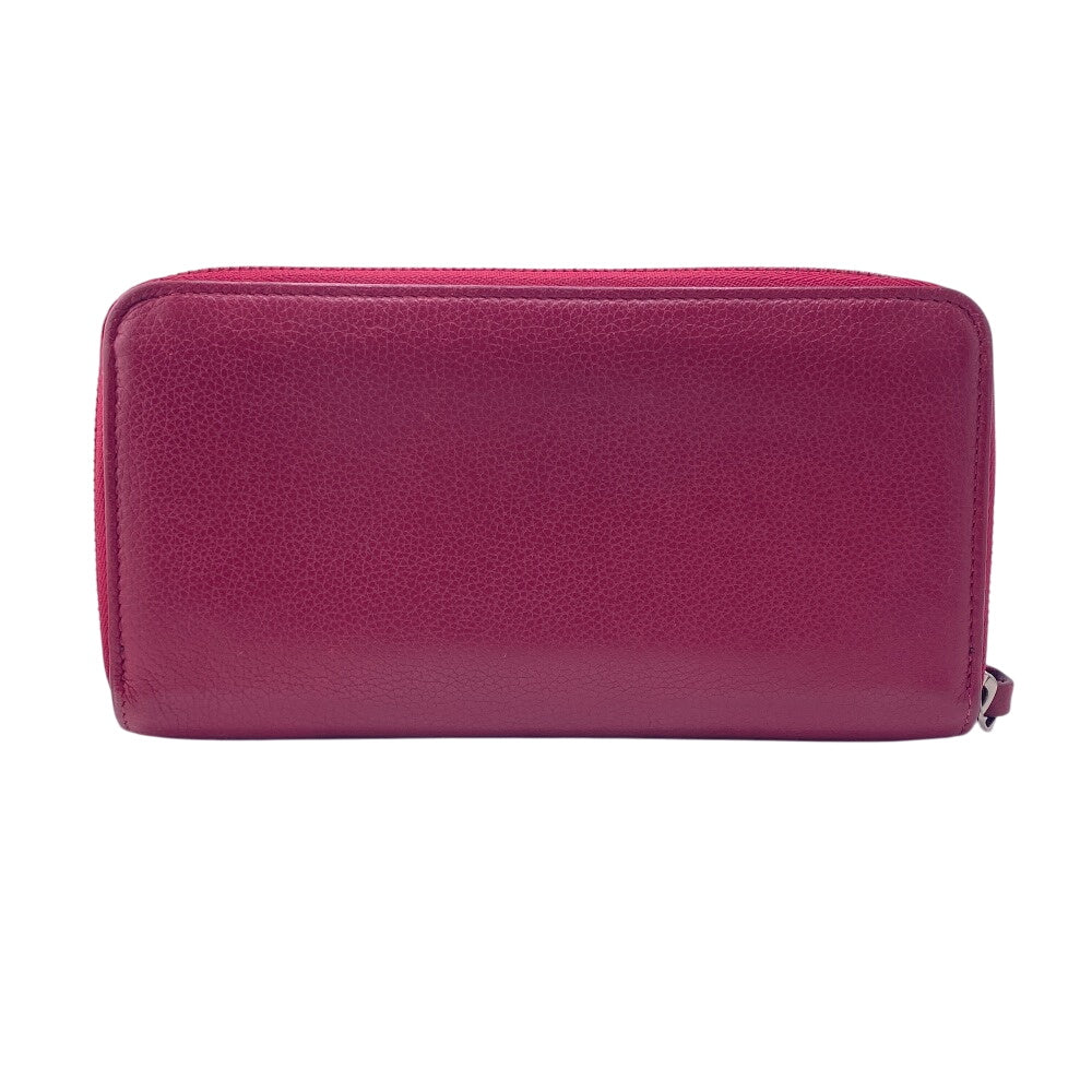 Louis Vuitton Long Purse wine- Rock Me Leather Red Logo Wallet Case