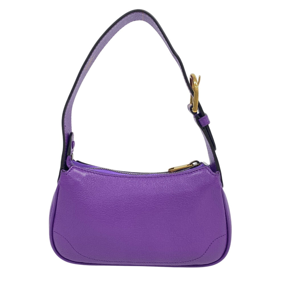 Gucci purple GG Marmont Aphrodite Leather Small Handbag