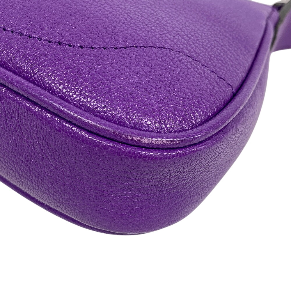 Gucci purple GG Marmont Aphrodite Leather Small Handbag