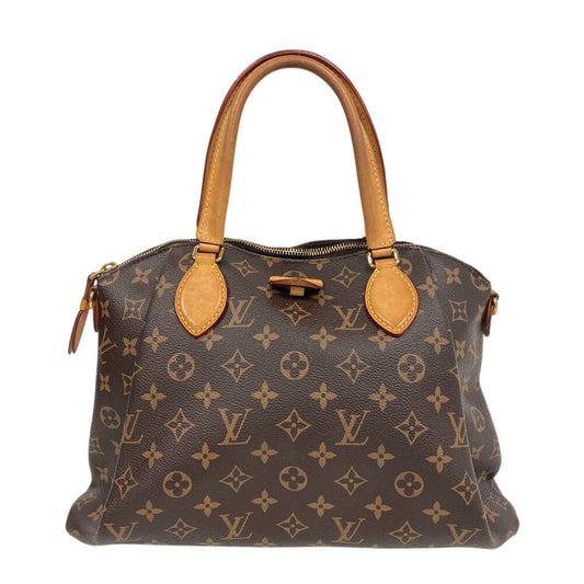 Louis Vuitton M44546 Rivory MM Monogram Leather Brown Handbag