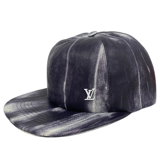 Louis Vuitton Newsboy tie & diquill Lambskin Gray Hat