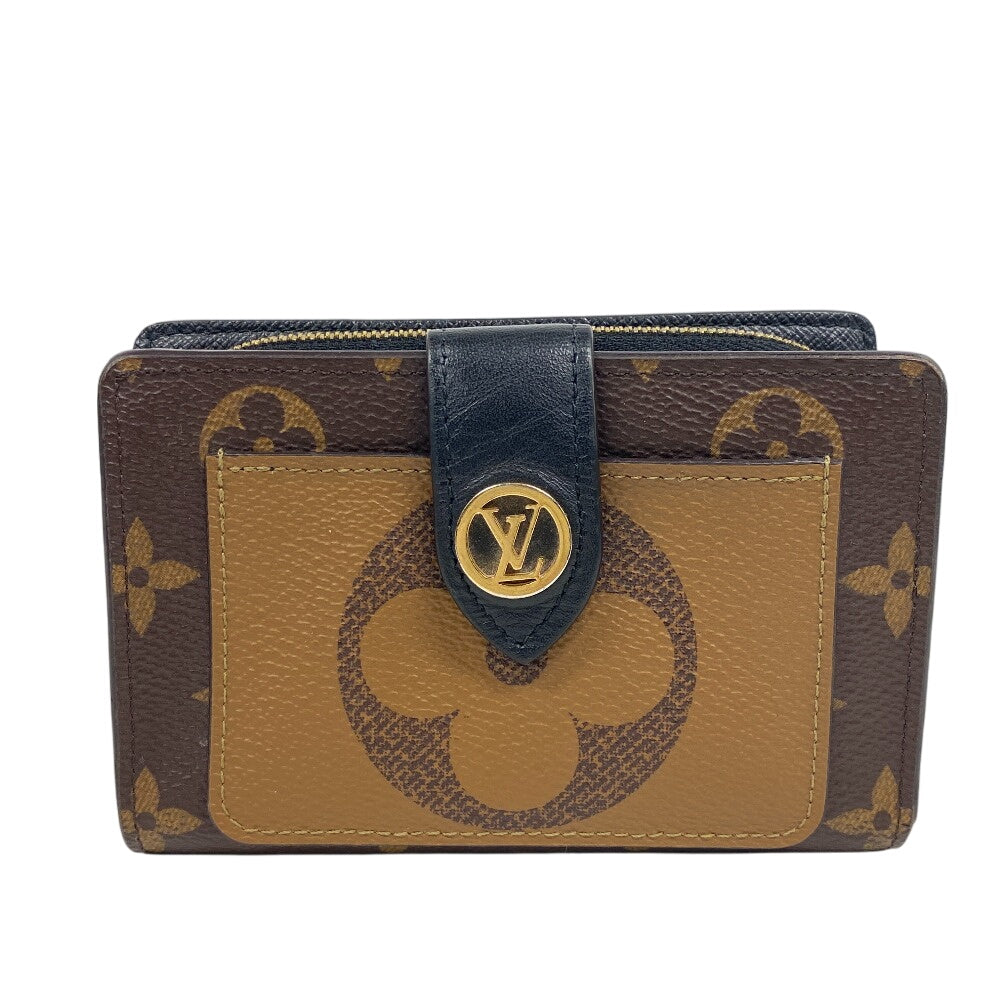 Louis Vuitton Bifold M69432 reverse Juliet Monogram Leather Brown Wallet Case