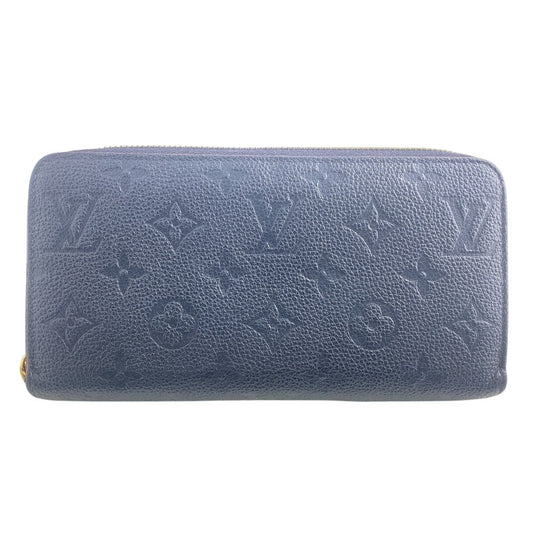 Louis Vuitton Long Purse M69415 Ann Platt Monogram Leather Navy Wallet Case