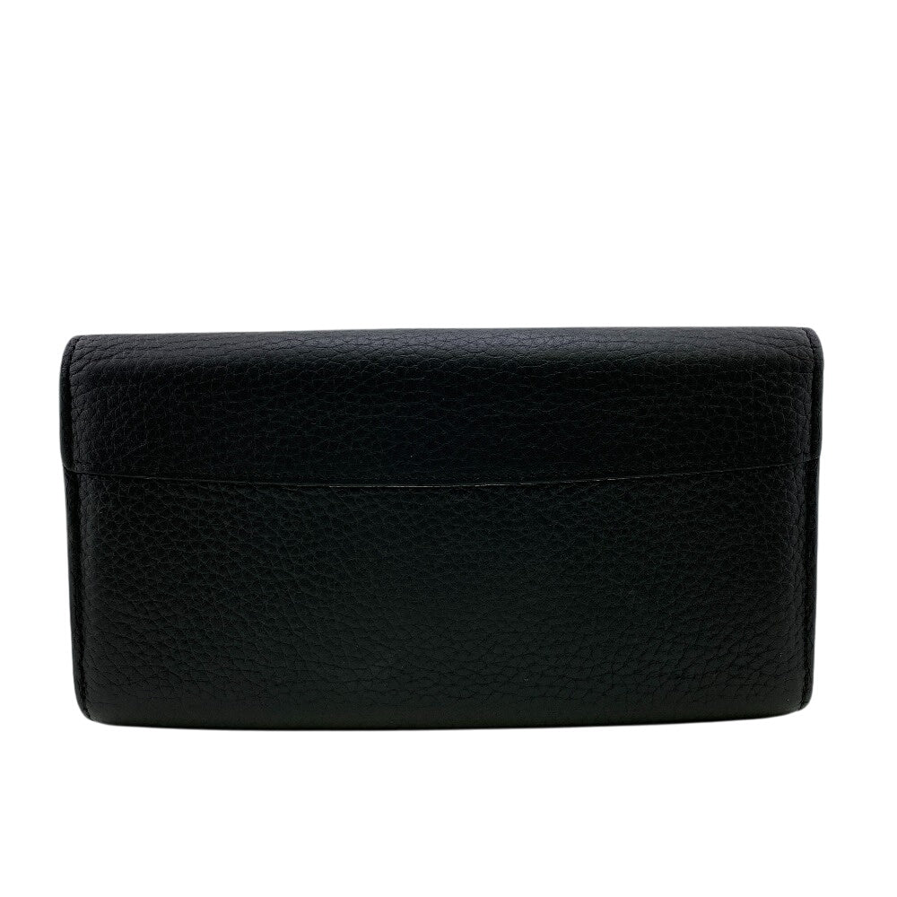 Louis Vuitton Long Purse M63461 Taurillon Clemence Black Wallet Case