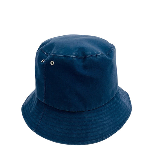 Dior Christian Other Hats Polyester, Cotton Navy Reversible Bucket Bucket Bag
