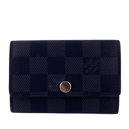 Louis Vuitton Key holder N62662 Damier Leather Gray Key Chain