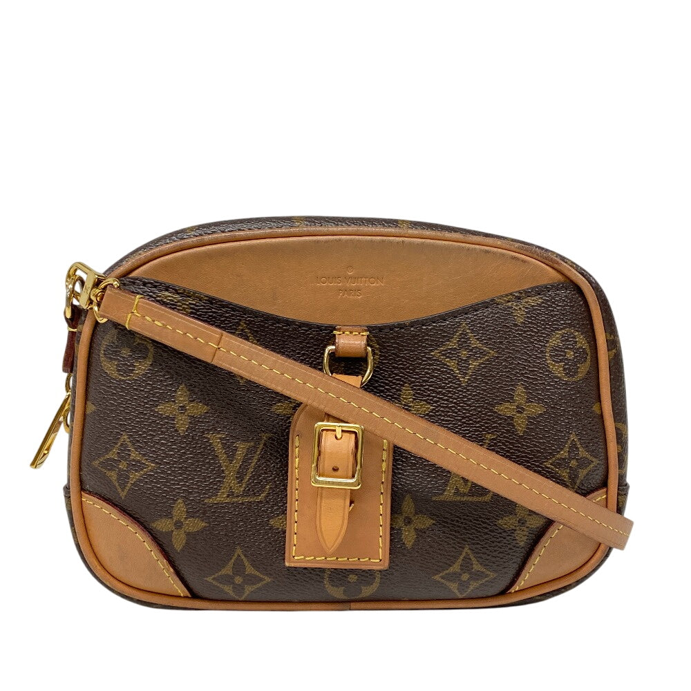 Louis Vuitton M45528 Deauville Monogram Leather Brown Mini Shoulder Bag