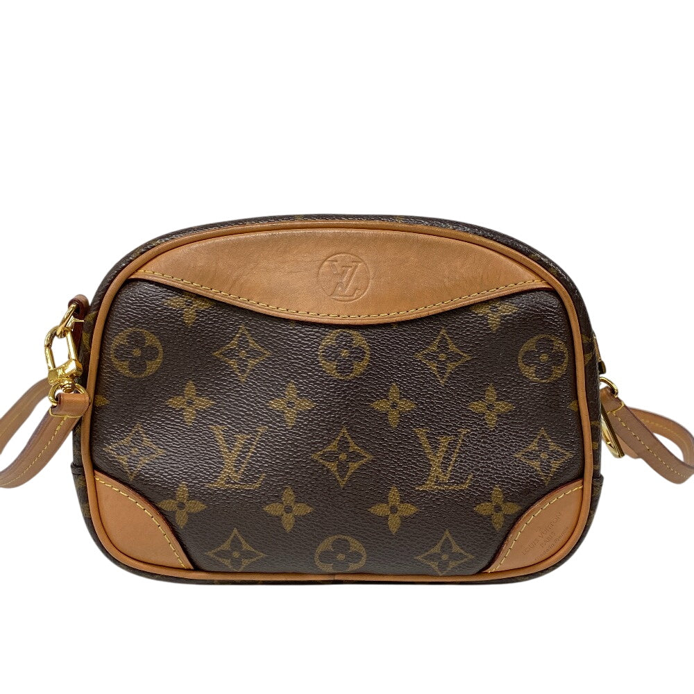 Louis Vuitton M45528 Deauville Monogram Leather Brown Mini Shoulder Bag