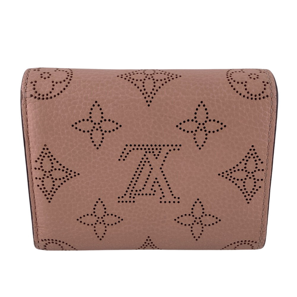 Louis Vuitton Tri-fold M67499 Compact Mahina Portefeuille Leather Pink Wallet Case