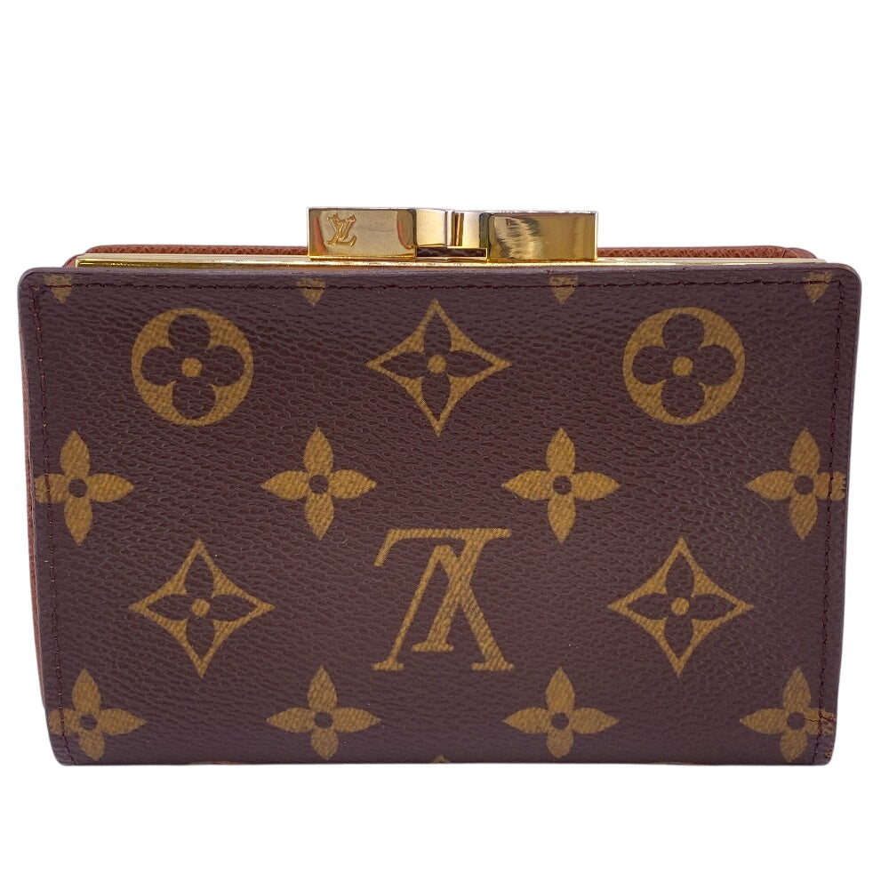 Louis Vuitton Bifold M61674 Purse Portefeuille Viennois Monogram Leather Brown Wallet Case