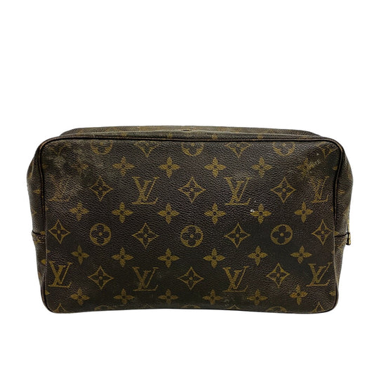 Louis Vuitton business M47522 Truth Cracking Ty Monogram Leather Brown Handbag Z0011174