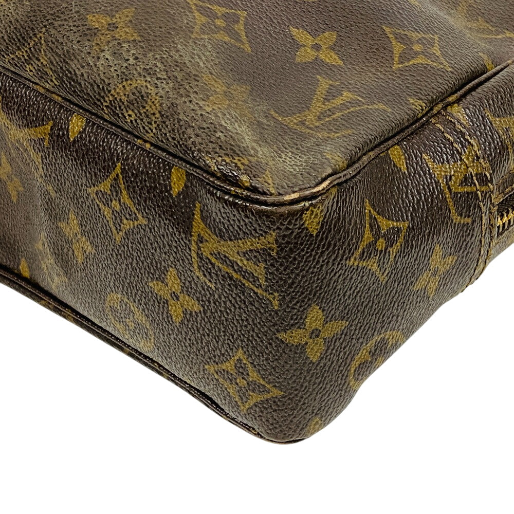 Louis Vuitton business M47522 Truth Cracking Ty Monogram Leather Brown Handbag Z0011174