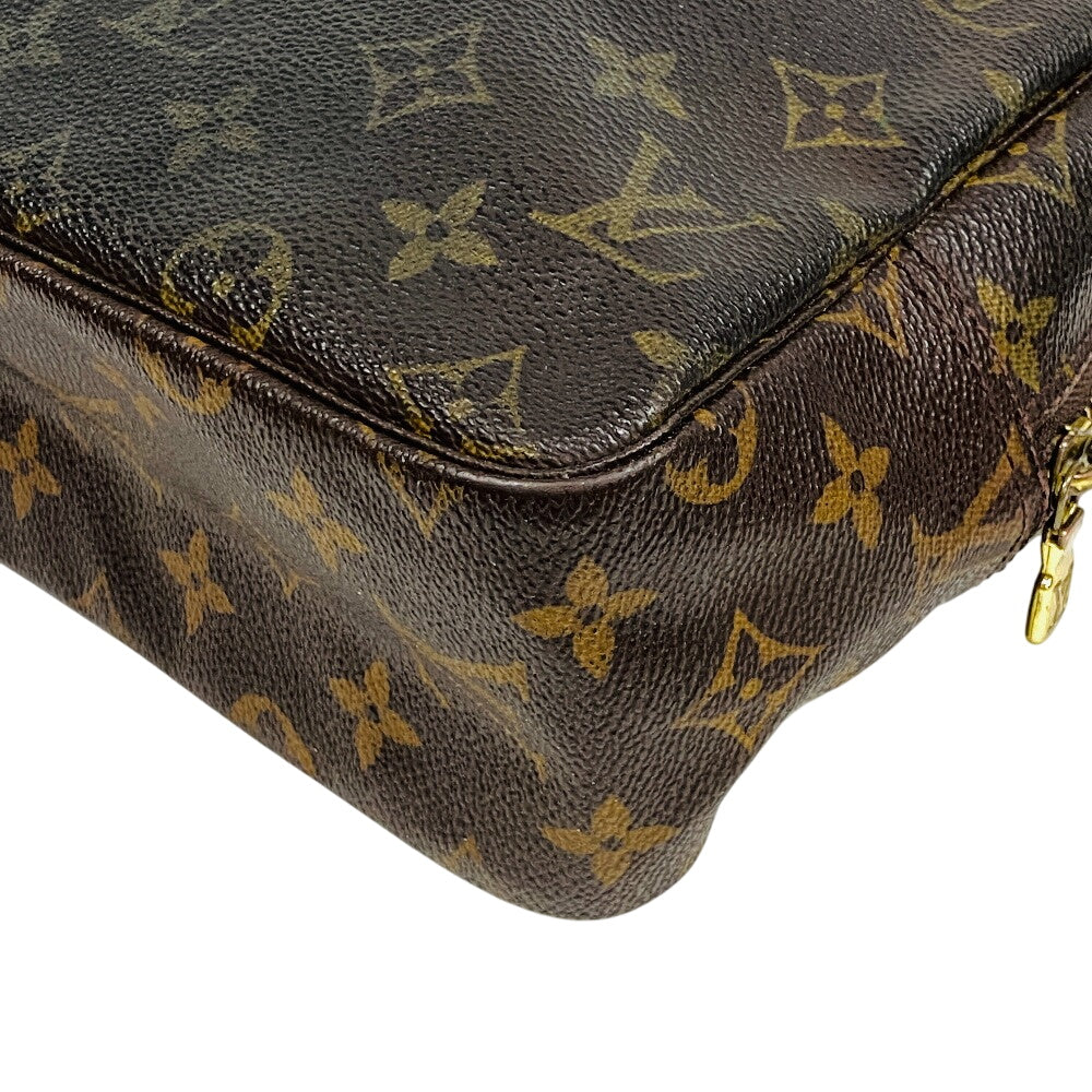 Louis Vuitton business M47522 Truth Cracking Ty Monogram Leather Brown Handbag
