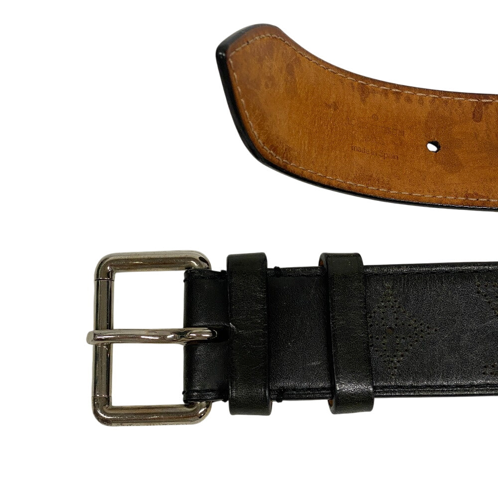 Louis Vuitton M6931 Mahina Saintur Perfo Monogram Black Belt