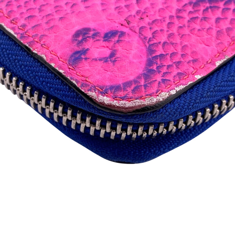 Louis Vuitton Long Purse M81243 Zippy Illusion Monogram Pink Wallet Case