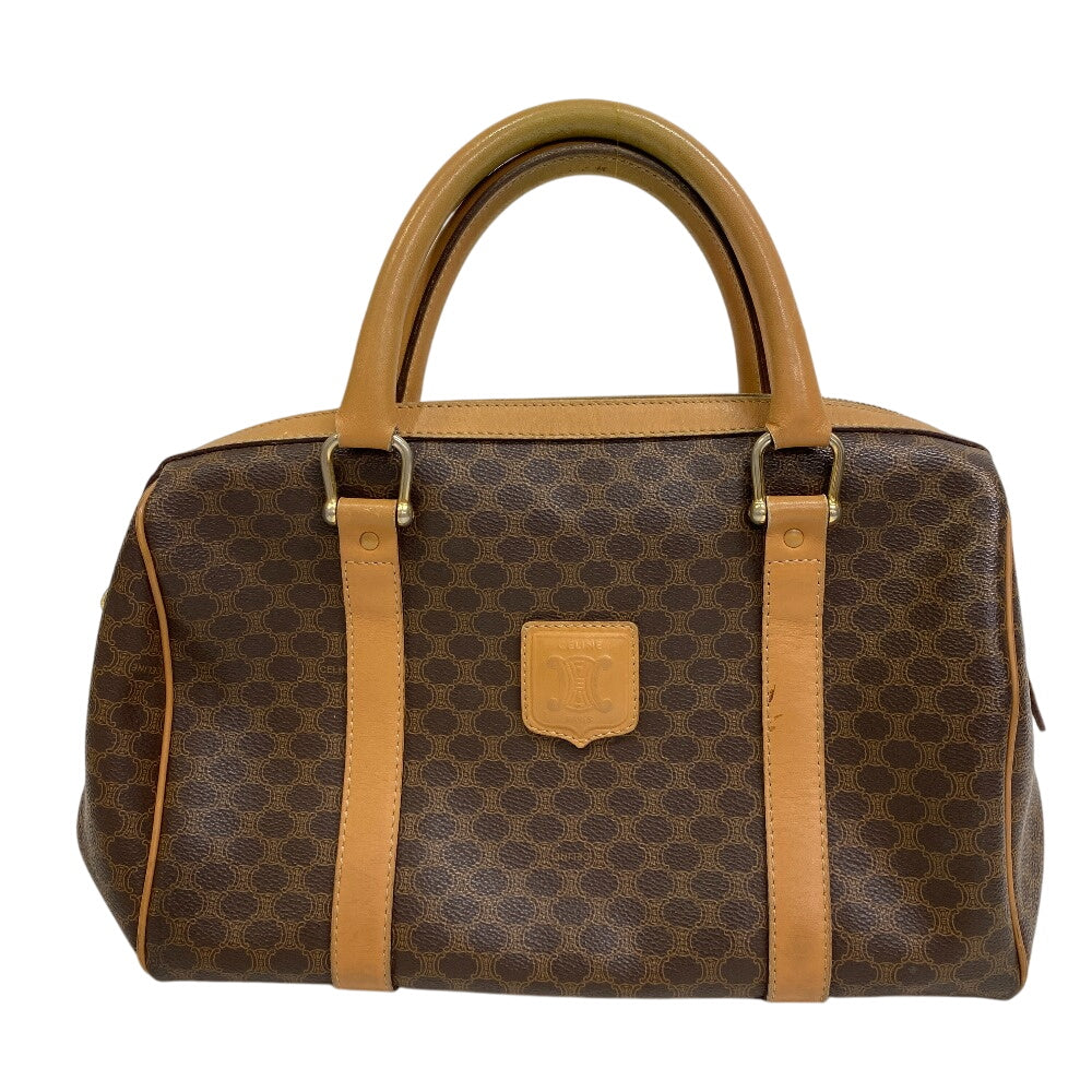 Pvc Macadam Brown Travel Bag