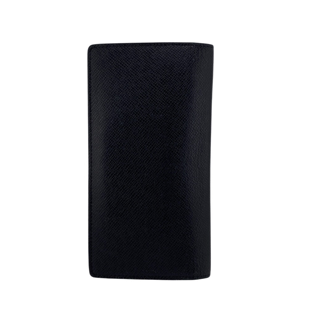Louis Vuitton Long Purse M30385 Bifold Walletlong Leather Black Wallet Case