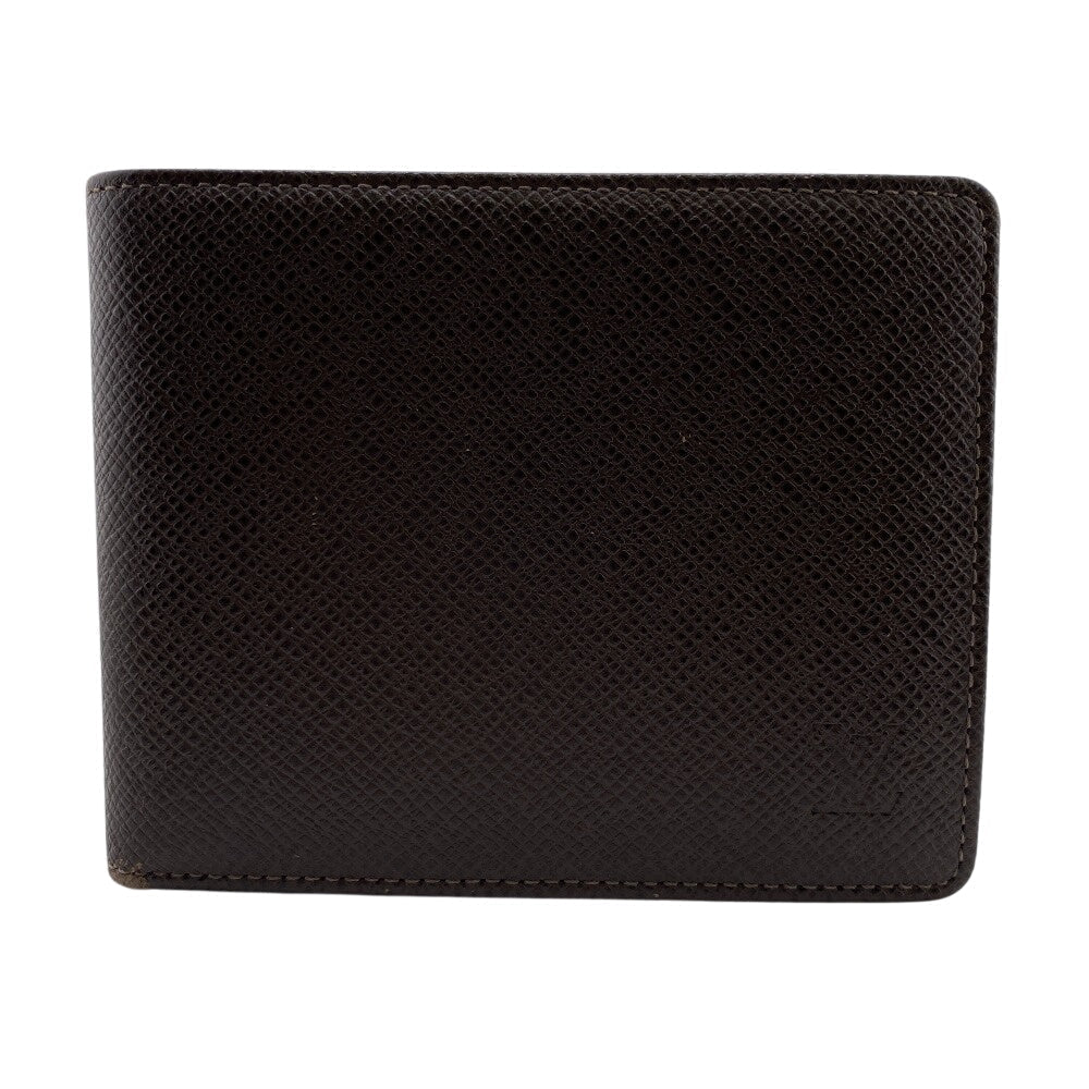 Louis Vuitton Bifold M30428 Taiga Porte Brown Wallet Case