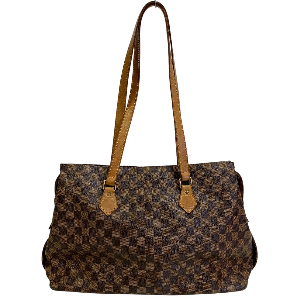 Louis Vuitton N99037 Damier 100th anniversary limited Beige Tote Bag